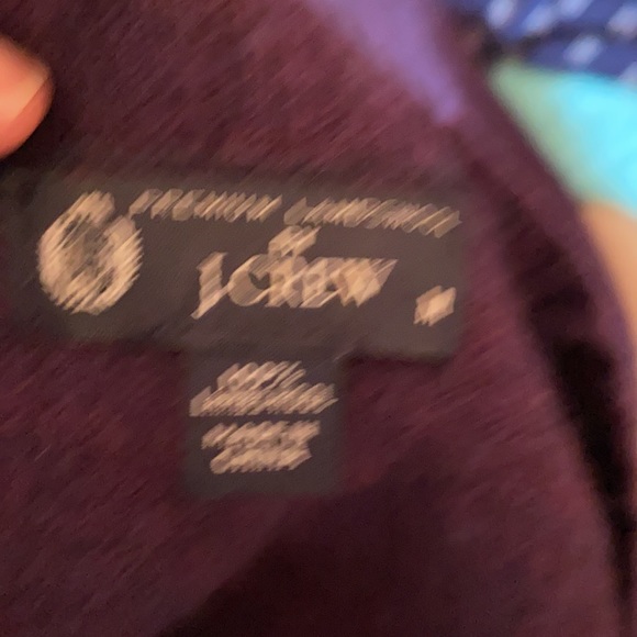 🌸Jcrew purple crewneck sweater 100% lambswool size medium🌸 - Picture 8 of 8